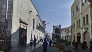 Okolice Rynku Głównego w Arequipie